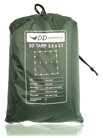 DD Hammock Tarp 3,5 x 3,5 OD Green