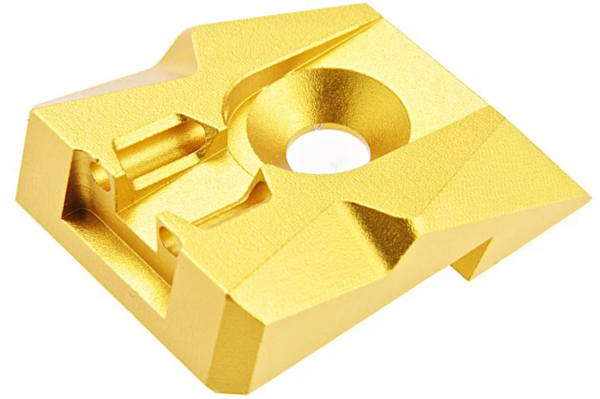 Dr. Black Hi-Capa 4.3 Aluminium Fibre Optic Rear Sight Gold