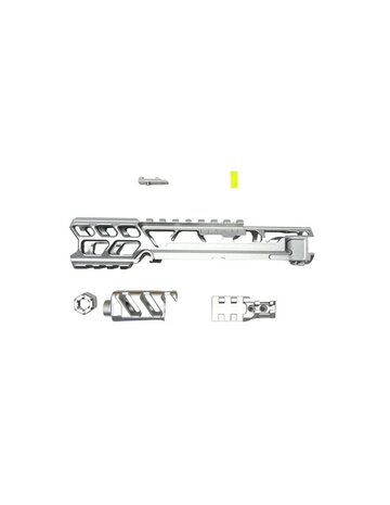 CTM Tactical FUKU-2 CNC Upper Set Short Cut Out for AAP-01 Silver