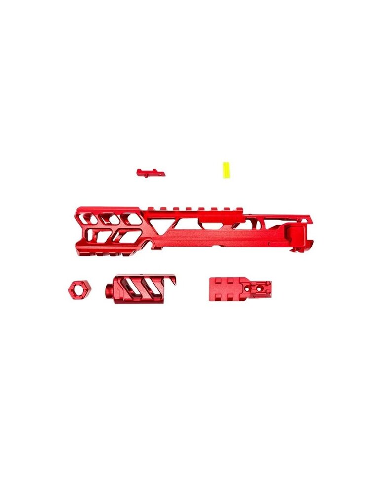 CTM Tactical FUKU-2 CNC Upper Set Short Cut Out for AAP-01 Red / Gold