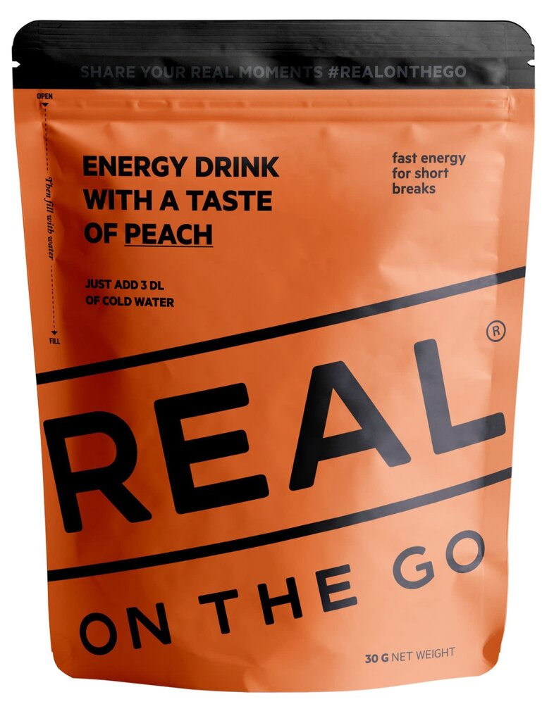 DryTech REAL Energy Drink Peach (powdered drink mix)
