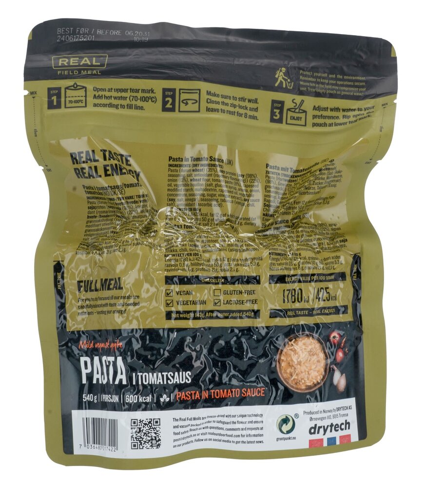 DryTech REAL Pasta in Tomatosauce