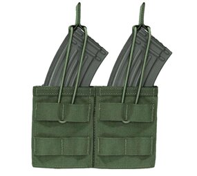 Warrior Assault Systems Double Open Mag Pouch AK47/74 OD Green