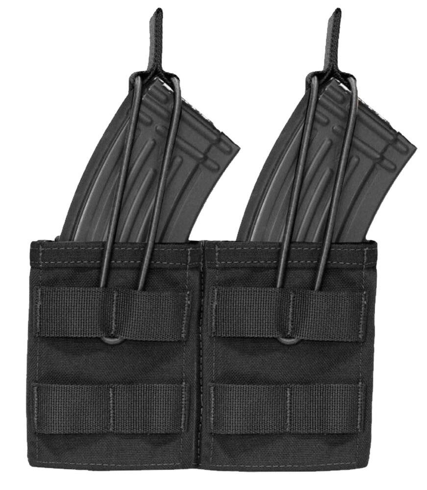 Warrior Assault Systems Double Open Mag Pouch AK47/74 Black Warrior Assault Systems Double Open Mag Pouch AK47/74 Black