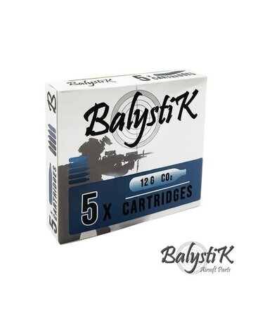 Balystik 12g Co2 Cartridges Box of 5