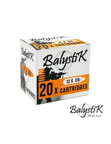Balystik 12g Co2 Cartridges Box of 20