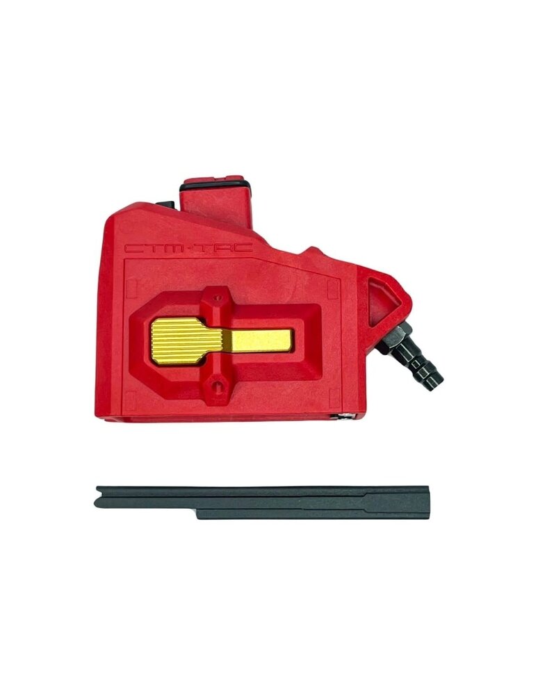CTM Tactical HPA M4 Mag Adapter for AAP-01, WE, TM G series Red / Gold