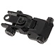 Pirate Arms Polymer Foldable Rear Sight Black