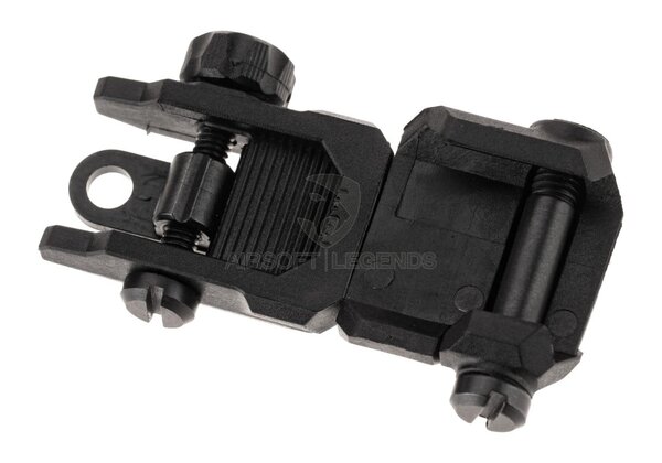 Pirate Arms Polymer Foldable Rear Sight Black