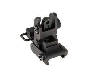 Pirate Arms M4SS Polymer Foldable Rear Sight Black