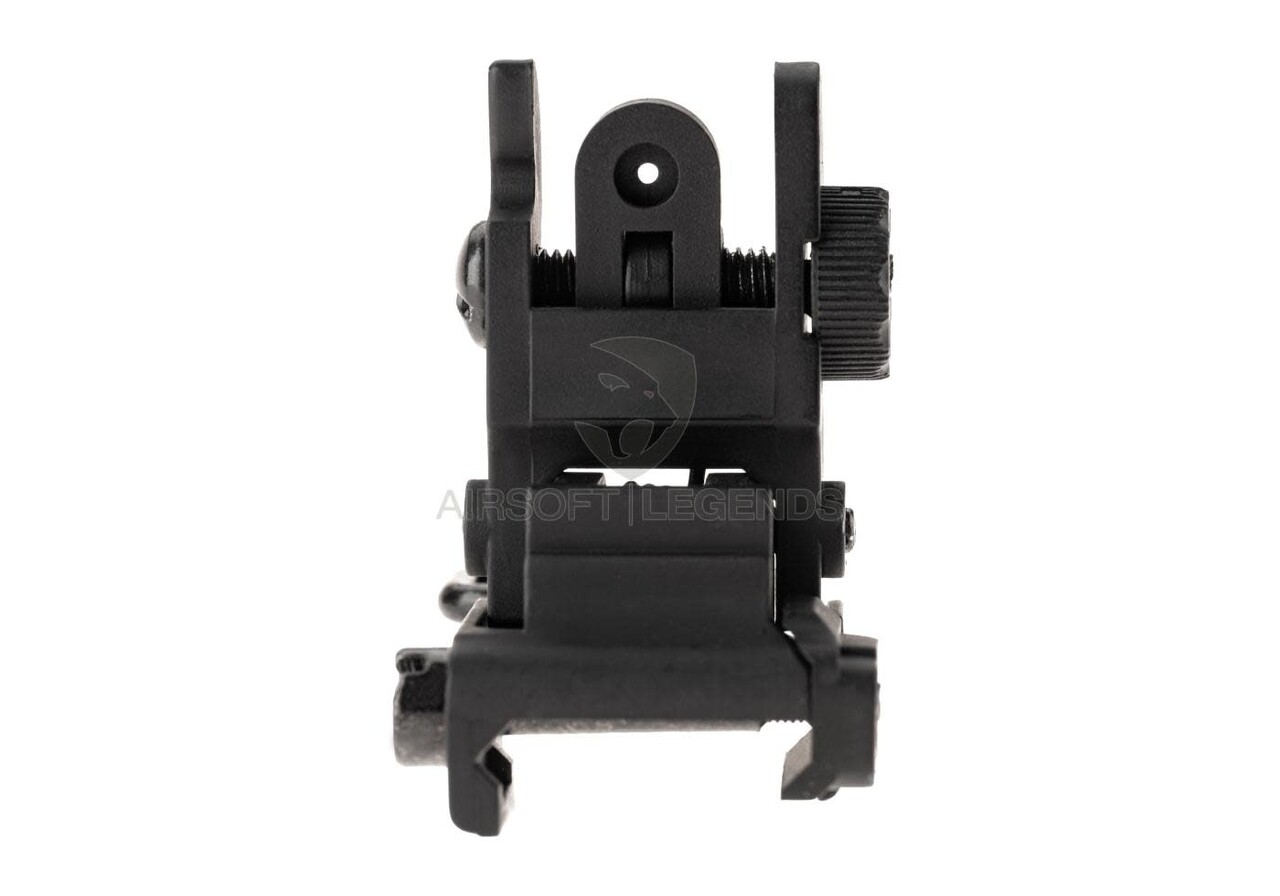 Pirate Arms M4SS Polymer Foldable Rear Sight Black
