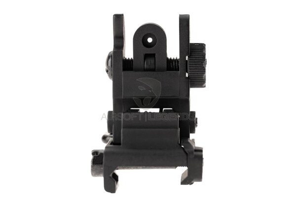 Pirate Arms M4SS Polymer Foldable Rear Sight Black