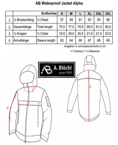 ABlochl Waterproof Hardshell Jacket Alpha Multicam