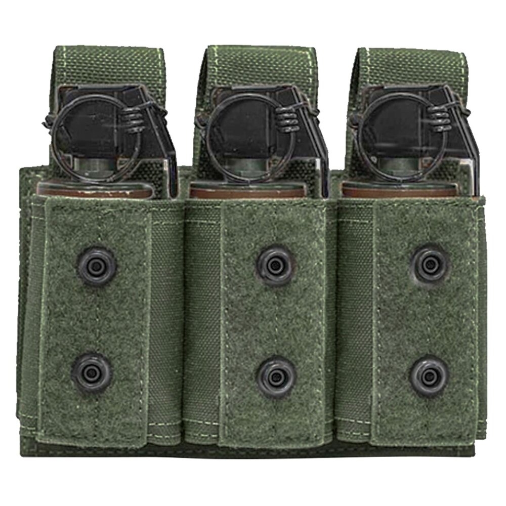 Warrior Assault Systems Triple 40mm Grenade Pouch OD Green