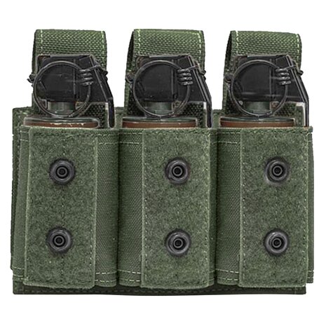 Warrior Assault Systems Triple 40mm Grenade Pouch OD Green