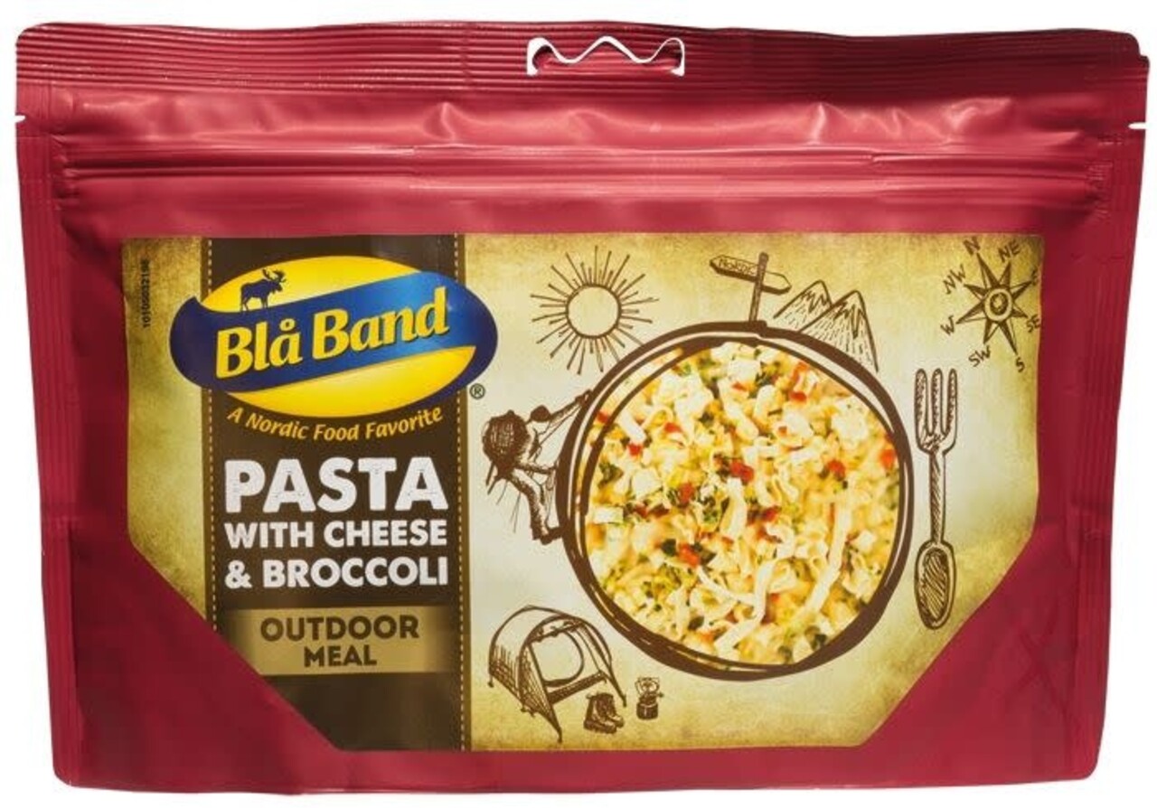 BlaBand Outdoor Meal - Pasta with Cheese and Broccoli