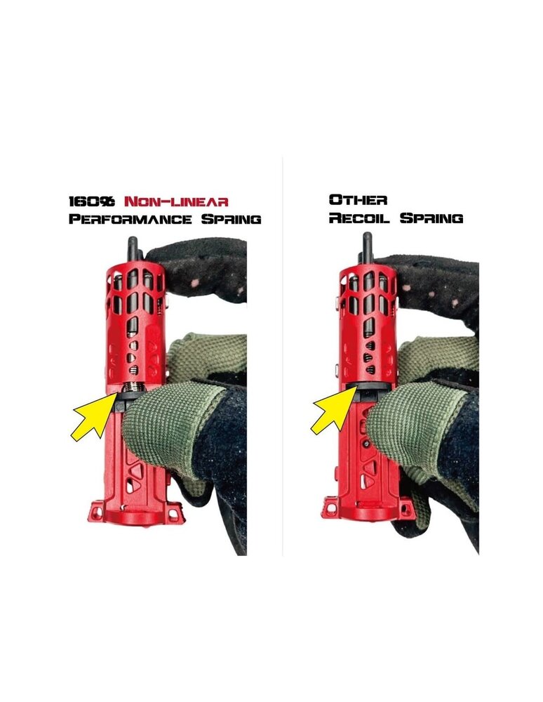 CTM Tactical Recoil Spring Non-Linear Performance160% for AAP-01
