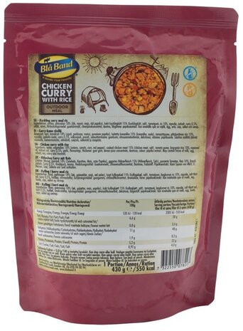 BlaBand Outdoor Meal Wet Pouch  Chicken Curry