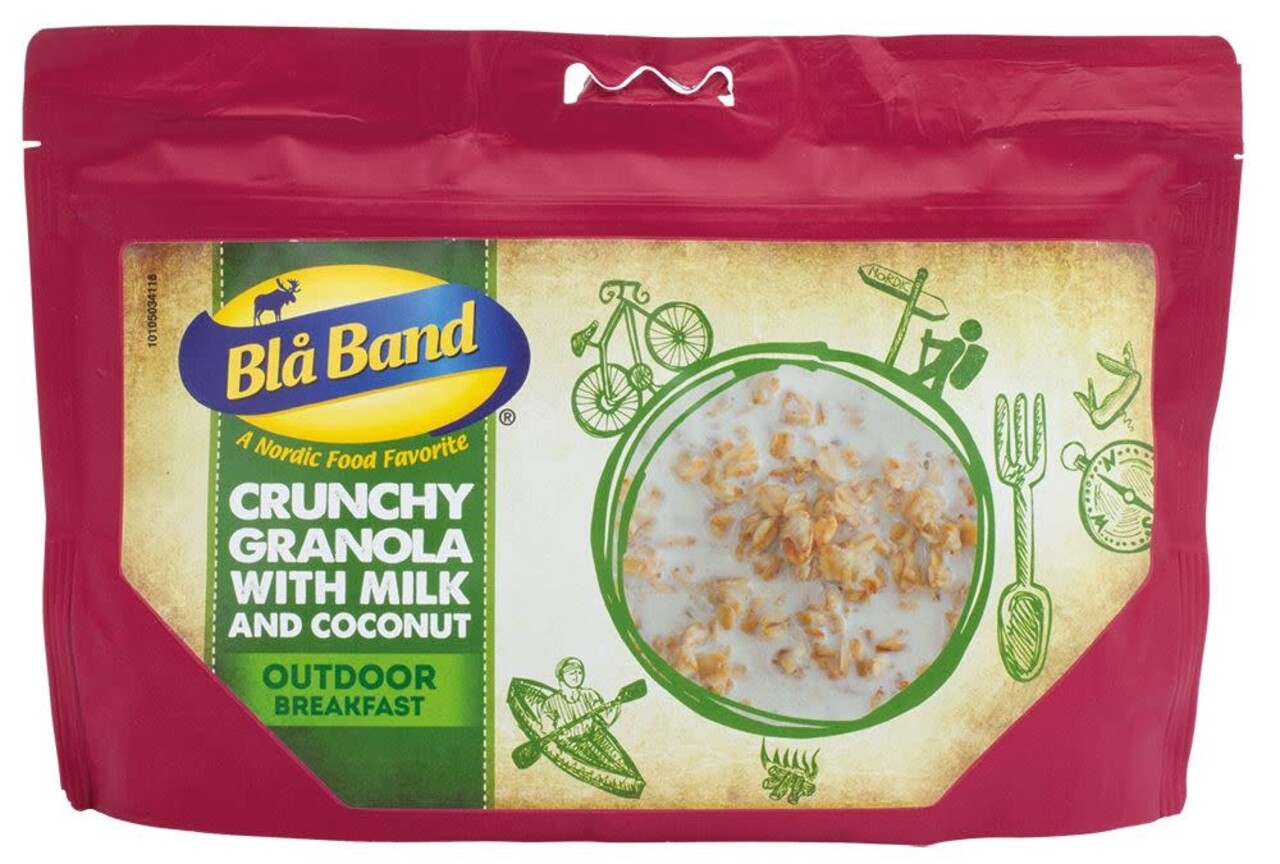 BlaBand  Outdoor Breakfast Crunchy Muesli Milk Coconut