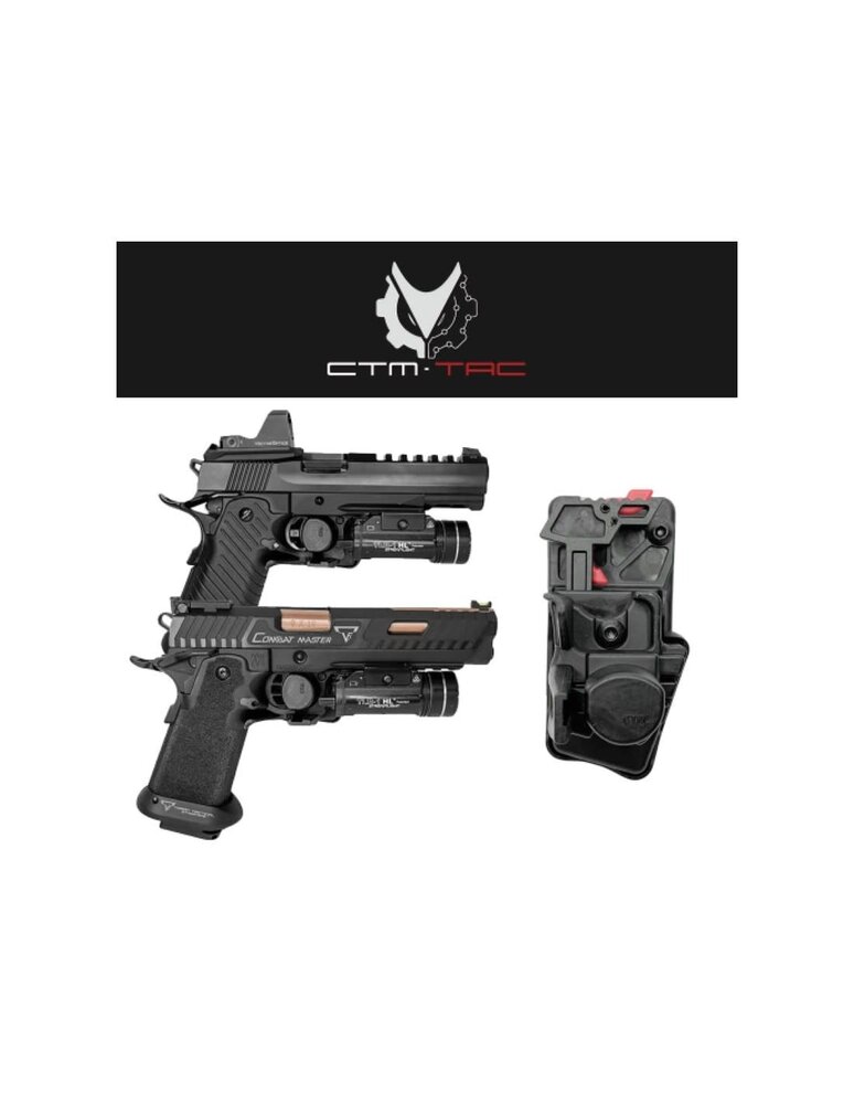 CTM Tactical Speed Draw Holster for Hi-capa Black