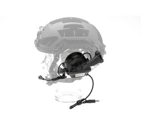 Earmor M32X Plus Hearing Protection Set for ARC Helmet Rails  Black