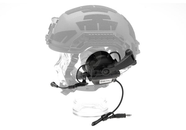 Earmor M32X Plus Hearing Protection Set for ARC Helmet Rails  Black