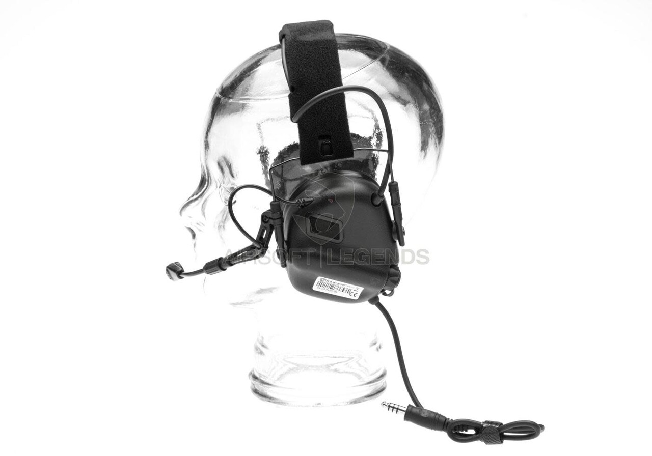 Earmor M32X Plus Hearing Protection Set for ARC Helmet Rails  Black