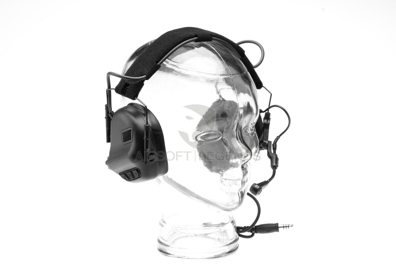 Earmor M32X Plus Hearing Protection Set for ARC Helmet Rails  Black