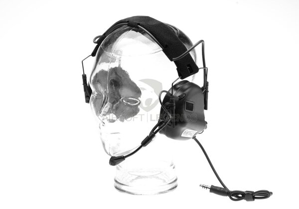 Earmor M32X Plus Hearing Protection Set for ARC Helmet Rails  Black