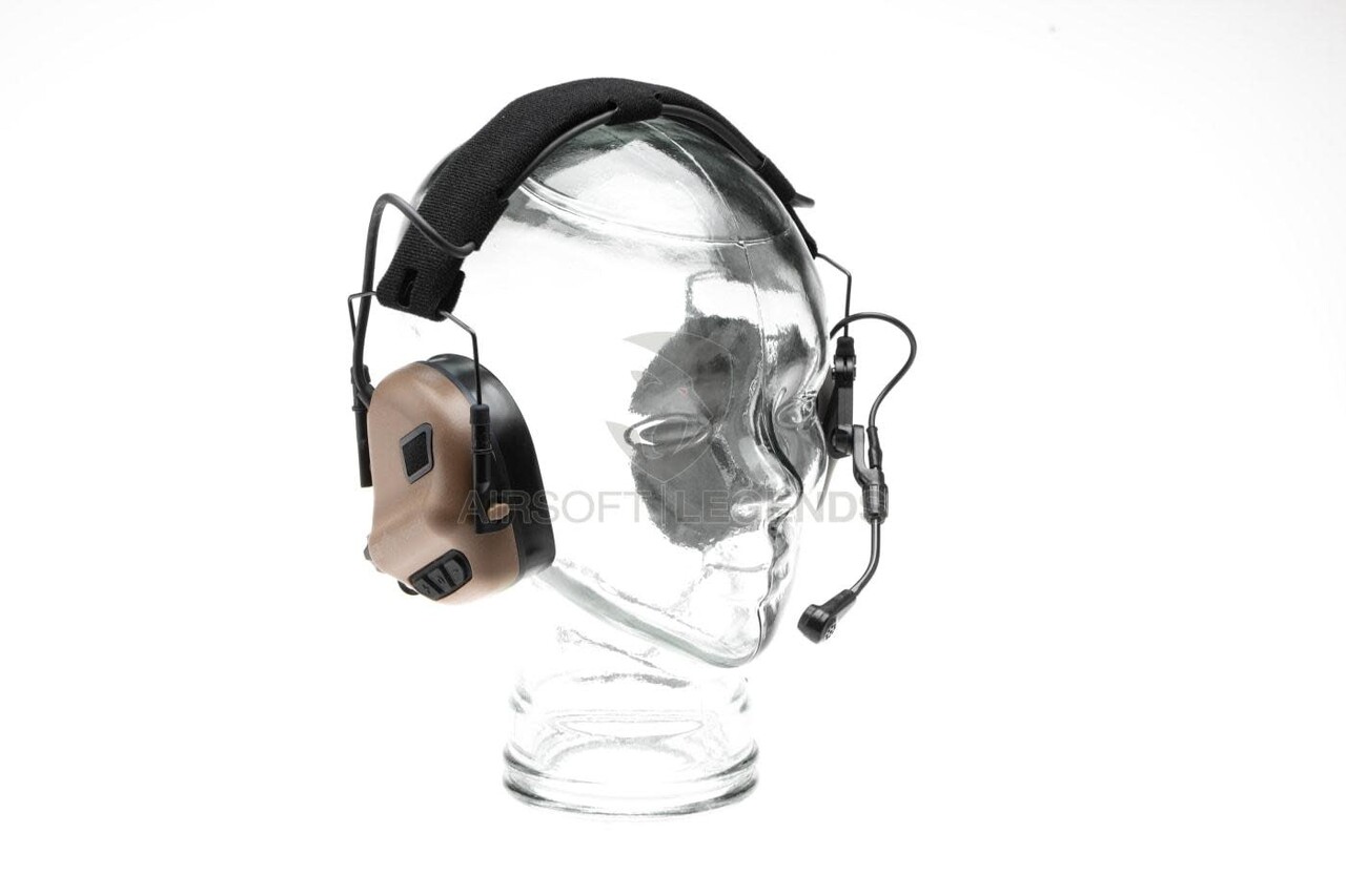 Earmor M32X Plus Hearing Protection Set for ARC Helmet Rails  Coyote