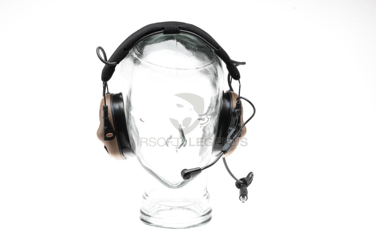 Earmor M32X Plus Hearing Protection Set for ARC Helmet Rails  Coyote