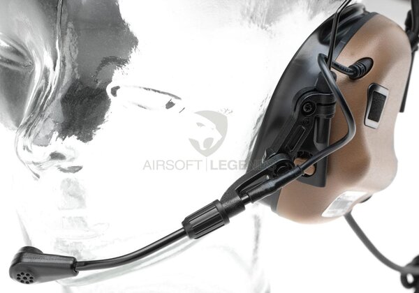 Earmor M32X Plus Hearing Protection Set for ARC Helmet Rails  Coyote