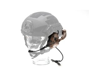 Earmor M32X Plus Hearing Protection Set for ARC Helmet Rails  Coyote