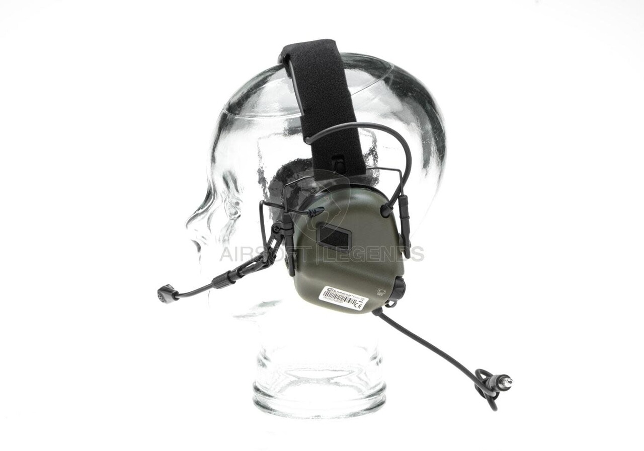 Earmor M32X Plus Hearing Protection Set for ARC Helmet Rails  Foliage Green