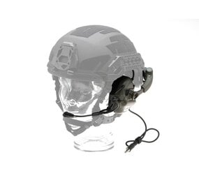 Earmor M32X Plus Hearing Protection Set for ARC Helmet Rails  Foliage Green