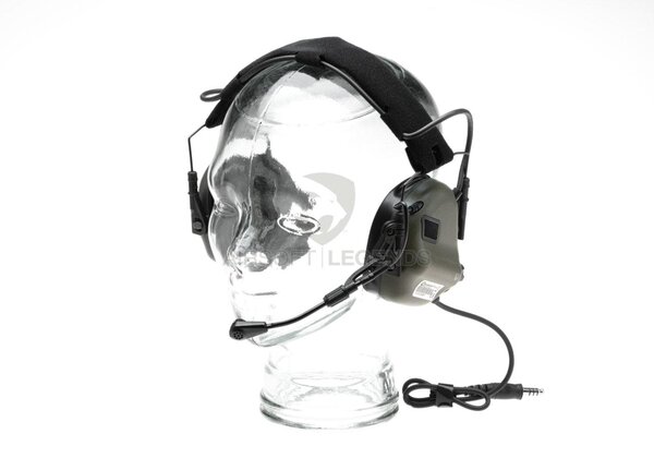 Earmor M32X Plus Hearing Protection Set for ARC Helmet Rails  Foliage Green