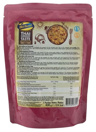 BlaBand Outdoor Meal Wet Pouch - Thai Chicken
