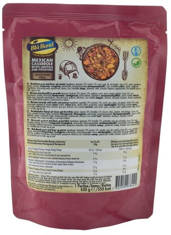 BlaBand Outdoor Meal Wet Pouch - Mexican Casserole