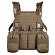Tasmanian Tiger  Modular Chest Rig 4xM4 (Harness met SAPI optie) Coyote