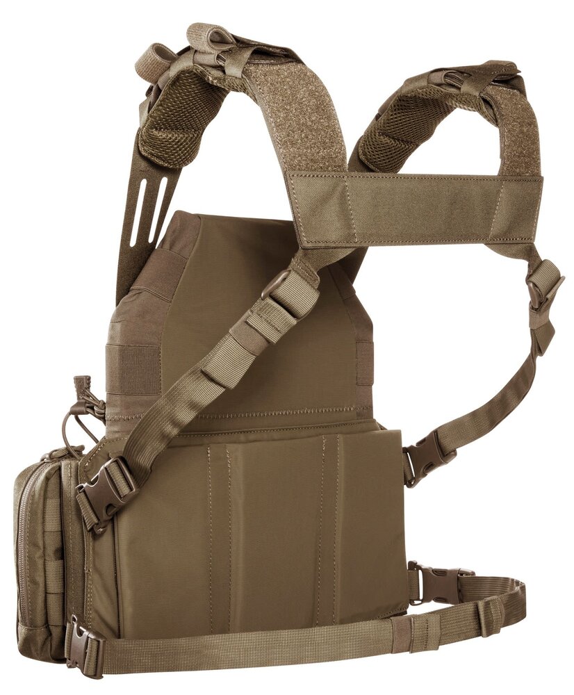 Tasmanian Tiger  Modular Chest Rig 4xM4 (Harness met SAPI optie) Coyote