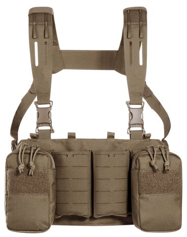 Tasmanian Tiger  Modular Chest Rig 4xM4 (Harness met SAPI optie) Coyote