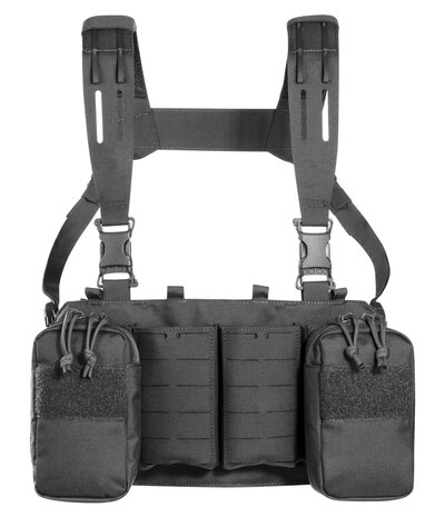 Tasmanian Tiger Modular Chest Rig 4xM4 (Harness met SAPI optie) Black
