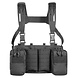 Tasmanian Tiger Modular Chest Rig 4xM4 (Harness met SAPI optie) Black
