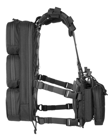 Tasmanian Tiger Modular Chest Rig 4xM4 (Harness met SAPI optie) Black
