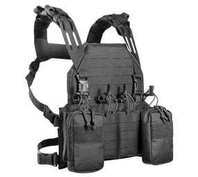 Tasmanian Tiger Modular Chest Rig 4xM4 (Harness met SAPI optie) Black