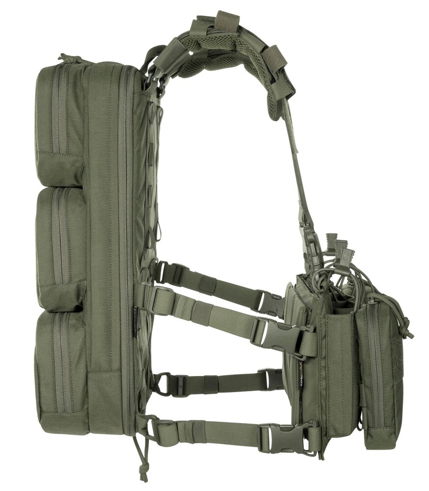 Tasmanian Tiger  Modular Chest Rig 4xM4 (harnas met SAPI-optie) OD Green