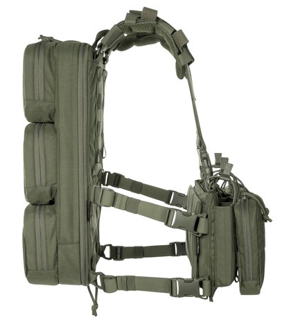 Tasmanian Tiger  Modular Chest Rig 4xM4 (harnas met SAPI-optie) OD Green