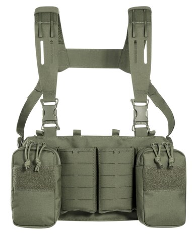 Tasmanian Tiger  Modular Chest Rig 4xM4 (harnas met SAPI-optie) OD Green