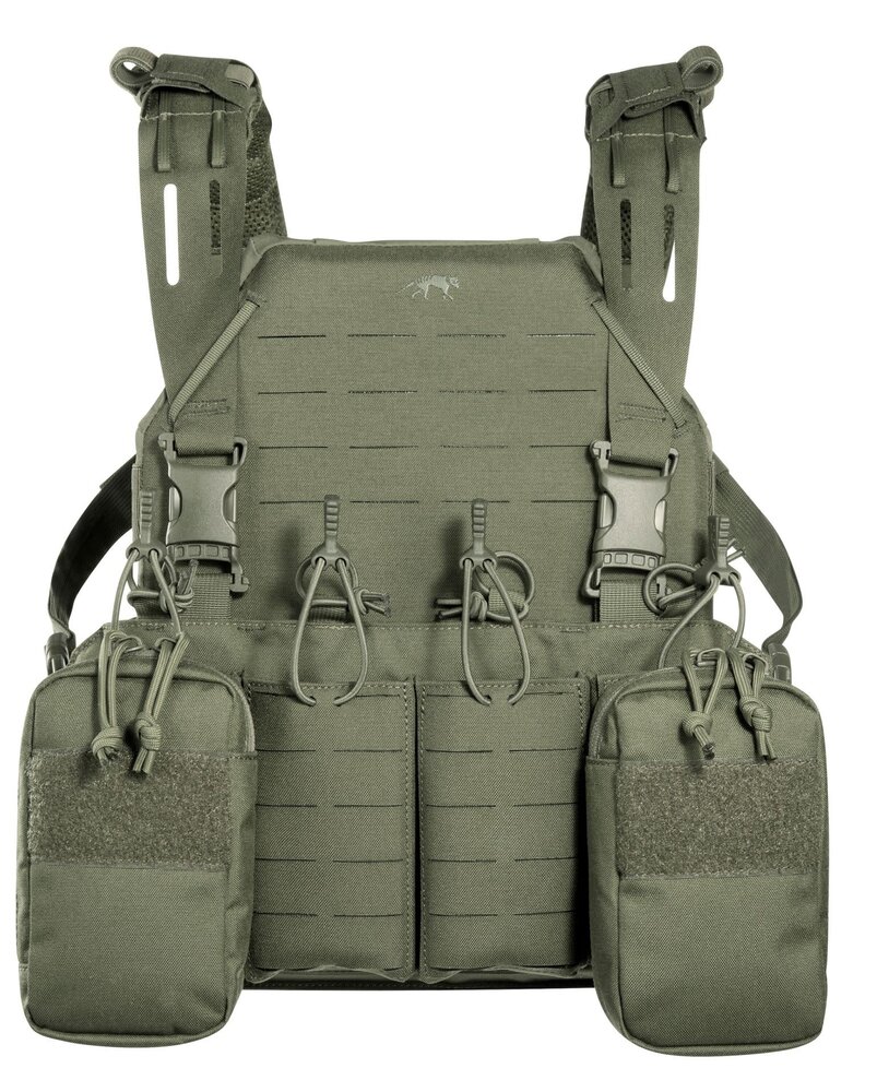 Tasmanian Tiger  Modular Chest Rig 4xM4 (harnas met SAPI-optie) OD Green