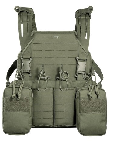 Tasmanian Tiger  Modular Chest Rig 4xM4 (harnas met SAPI-optie) OD Green